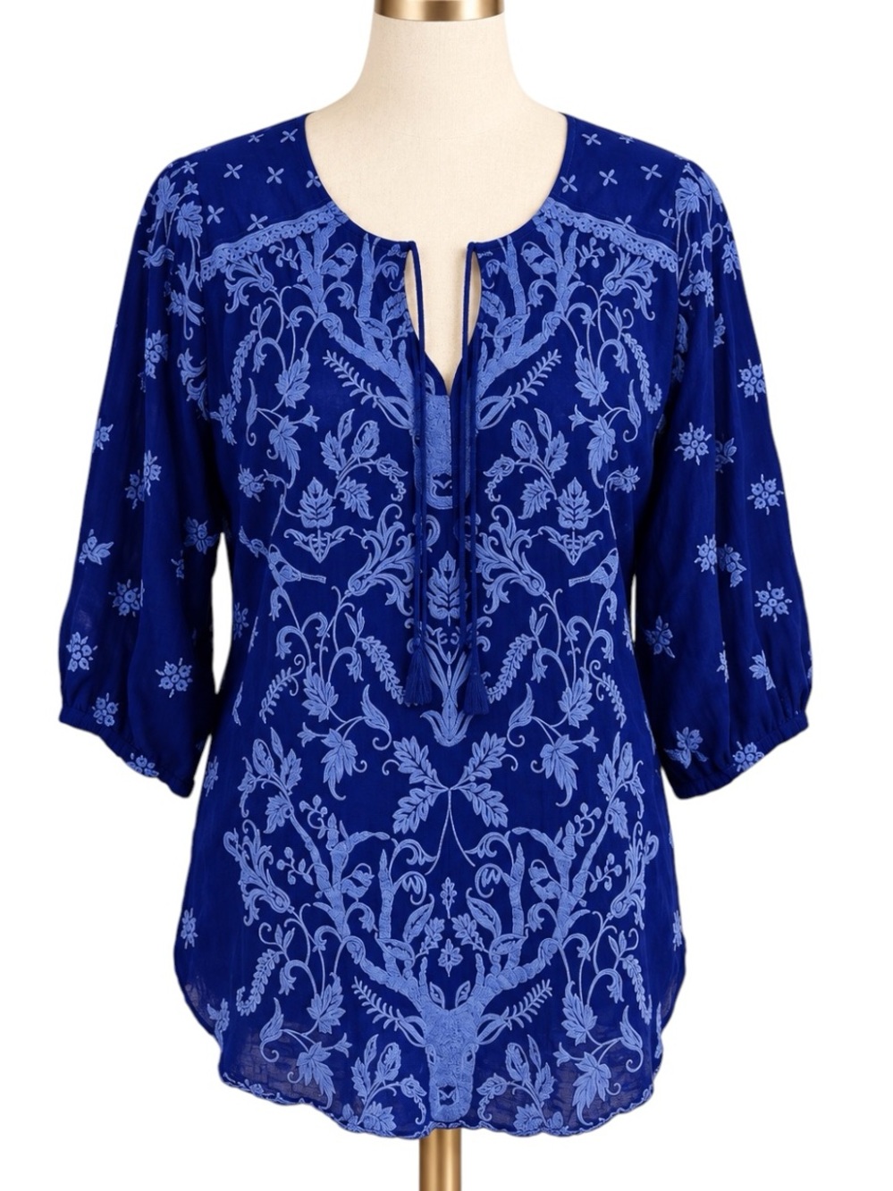 JOHNNY WAS CIERVO ADRIENNE BLOUSE extremely RARE